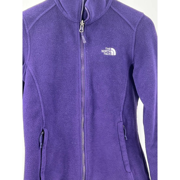 The North Face Purple Fleece Jacket Winter Women's Size S/P - Picture 4 of 7
